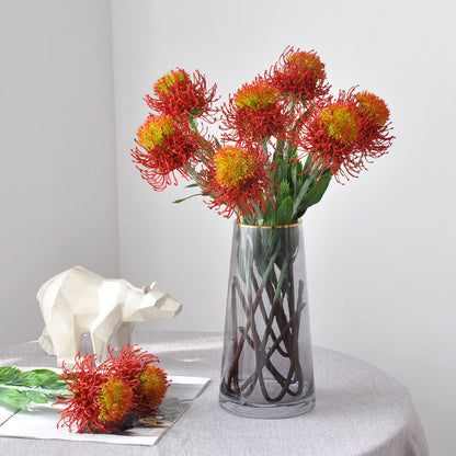 Stunning Faux South African Protea Bouquet for Wedding Decor, Photography Props, and Home Accents - Perfect for Special Occasions and Elegant Settings