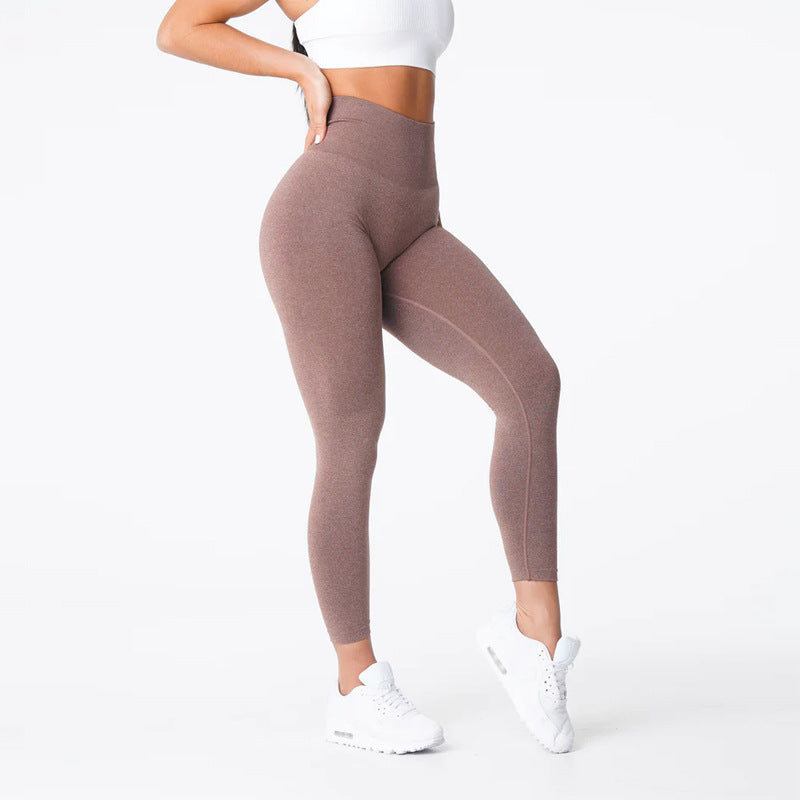 High Waisted Elastic Yoga Pants for Women Peach Butt Lifting Leggings for Fitness and Running Comfortable and Stretchy Workout Tights