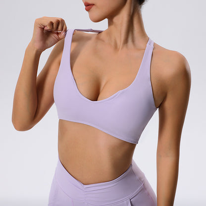 High Impact Women's Sports Bra for Running and Yoga Plus Size Comfortable and Supportive Fitness Tank Top to Prevent Sagging