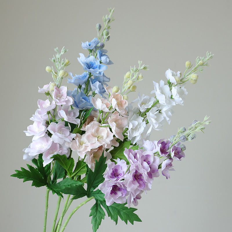 High-Moisture Faux Delphinium Flowers for Stunning Wedding Decorations – Perfect for Ceremony Backdrops, Silk Hyacinth, and Decorative Props