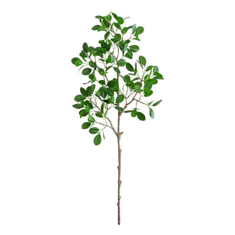 Realistic Milan Leaf Artificial Foliage - Touch-Enhanced Green Plant Decorations for Landscaping, Event Planning, and Wedding Décor