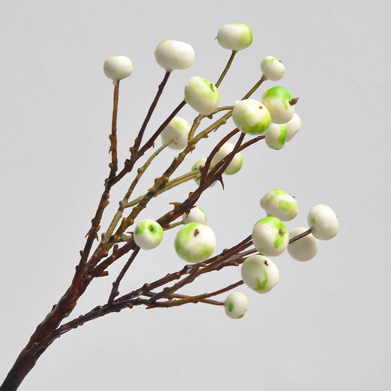 Realistic Rose Hip Decorative Flowers - Faux Berries for Home, Weddings, and Hotels – Beautiful & Lush Greenery for Vibrant Decor