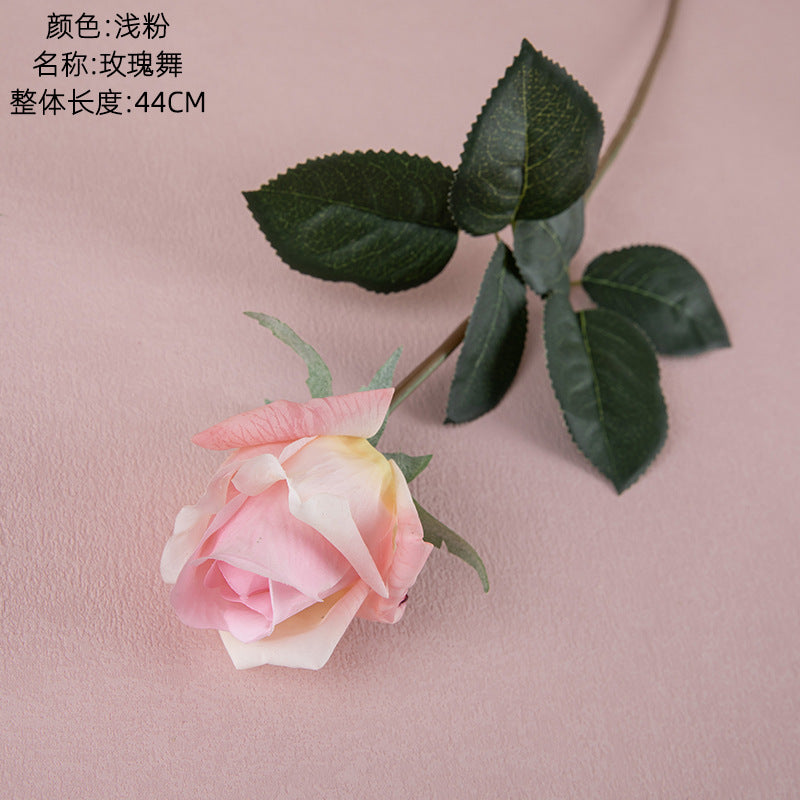 Luxurious Touch Moisturizing Rose Buds - Realistic Artificial Floral Arrangement for Home Decoration, Perfect Handheld Bouquet & Elegant Wall Decor - INSMW60002