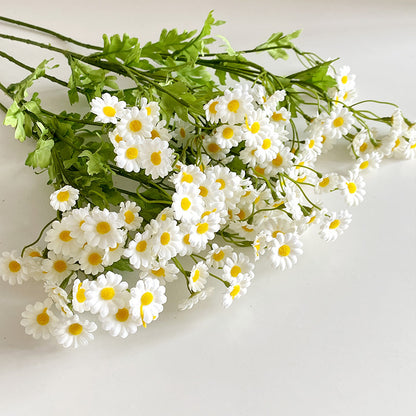 Realistic 30-Head Chamomile Daisy Artificial Flowers for Elegant Home Decor, Wedding Decorations, and Photography Props – Perfect for Bouquets and Centerpieces