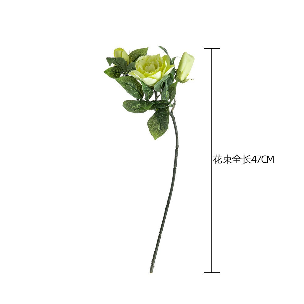 Single Stem Artificial Gardenia Flower - Perfect for Weddings, Home Decor, and Floral Arrangements - Model GF15265A