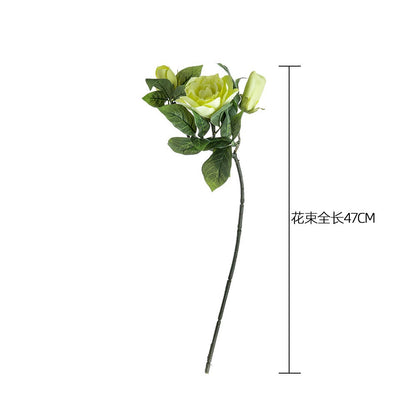 Single Stem Artificial Gardenia Flower - Perfect for Weddings, Home Decor, and Floral Arrangements - Model GF15265A