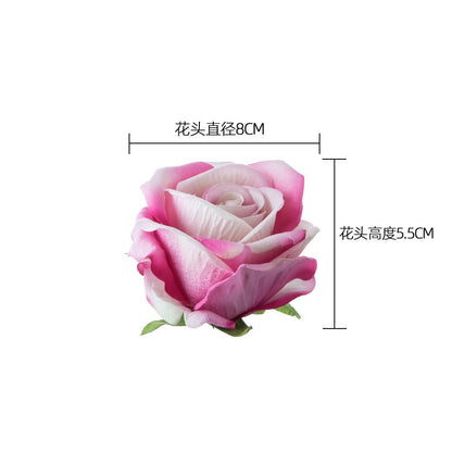 Luxurious Faux Velvety Rose Heads for Stunning Home Decor - Perfect for Weddings, Events, and Everyday Elegance - MW03338