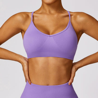 Seamless Dry Fit Yoga Sports Bra Versatile High Performance Women's Activewear