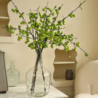 Realistic Apple Decor - Refreshing Faux Fruit Centerpiece for Modern Home, Hotel, and Restaurant Decoration - Simple and Elegant Floral Arrangement