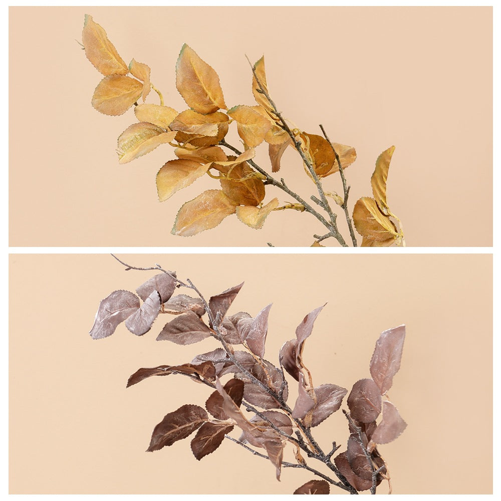 Beautiful Artificial Dried Rose Leaves for Wedding Decor - INS Style Faux Flowers for Home Decoration - MW82116