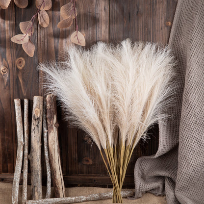 Mu Yu Pampas Grass Artificial Flowers - Elegant INS-Style Home Decor for Weddings and Celebrations | Perfect for Chic Arrangements - Model MW85002