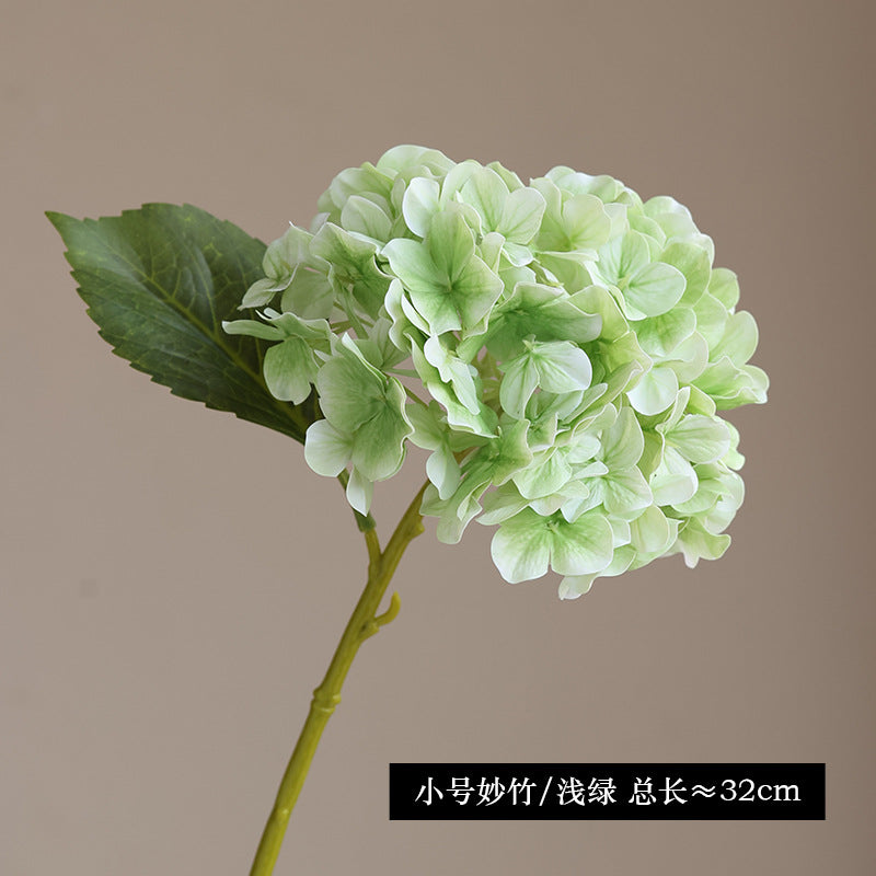 Lifelike 3D Printed Hydrangea Floral Branch - Charming Home Décor Soft Decoration for Beautiful Flower Arrangements