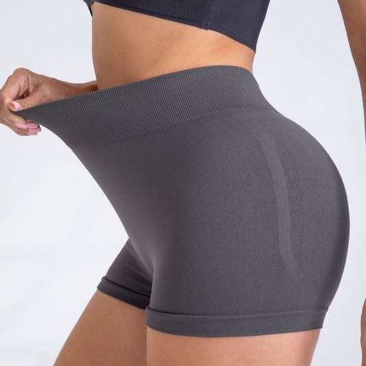 Peach Butt Yoga Shorts for Women Solid Color 3 4 Tight Fitness Pants for Running and Workout Enthusiasts