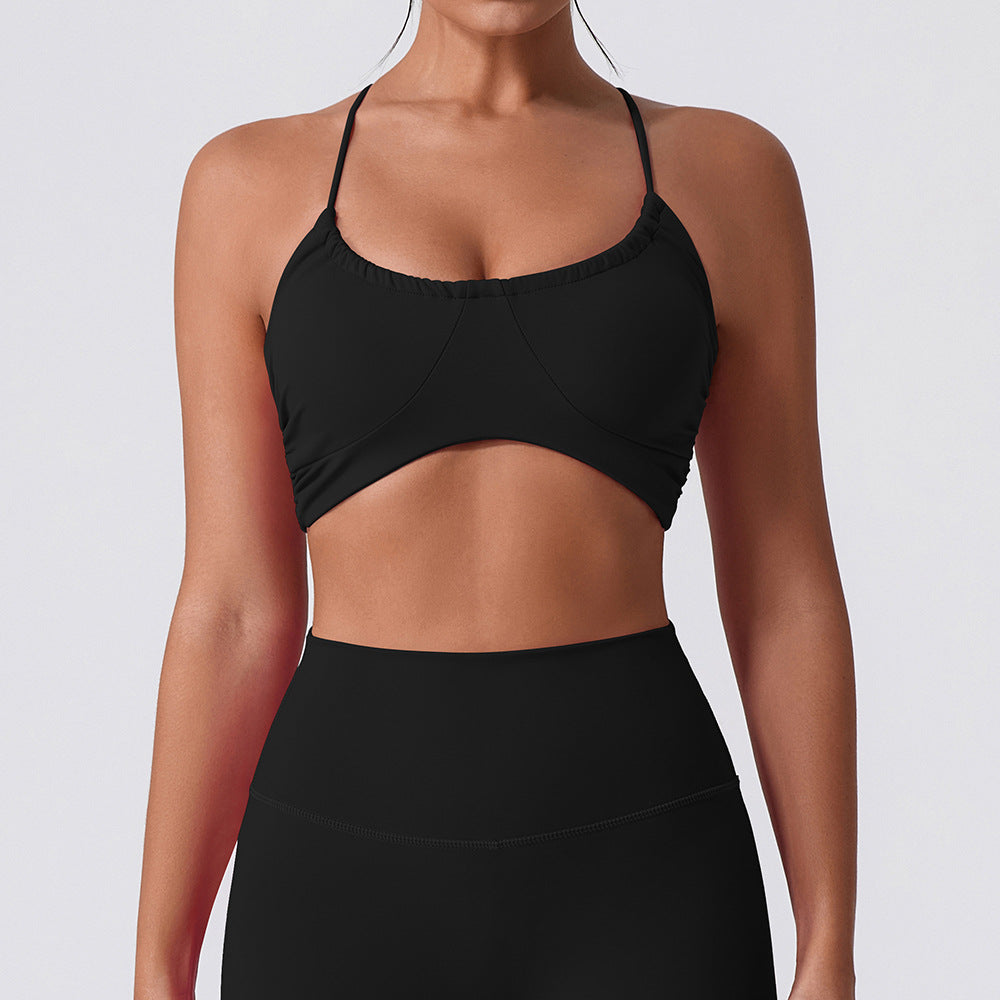 Quick Dry Sports Bra for Women High Support and Shockproof Design for Running Yoga and High Intensity Workouts Backless Design for Everyday Wear