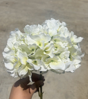 Realistic Artificial Single Stem Hydrangea - Perfect for Weddings, Photography, and Home Decor Enhancements