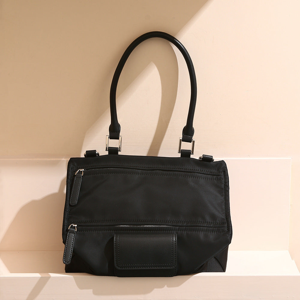 Autumn Women's Korean Style Crossbody Canvas Bag Chic Unique Design for Commuting and Daily Use Shoulder Bag for Fashion Forward Casual Outfits