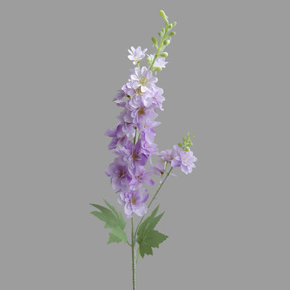 Modern Minimalist Faux Flower Delphinium Decor - Stunning Silk Flower Arrangement for Living Room Tables, Ideal for Home Decor and Photography Props