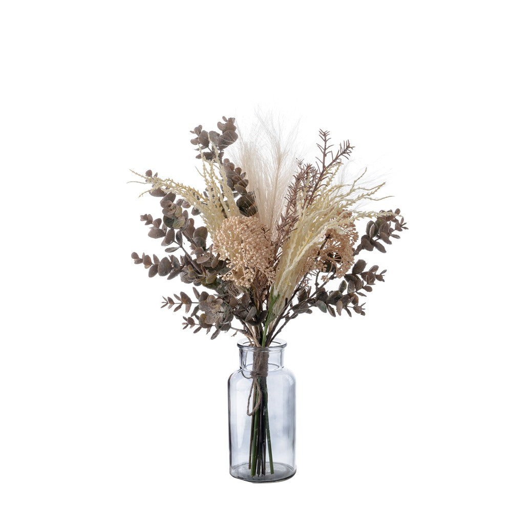 Artificial Wildflower Bouquet for Home Decoration - Stunning Floral Design for Weddings, Wall Art, and Gifts - CF01165A