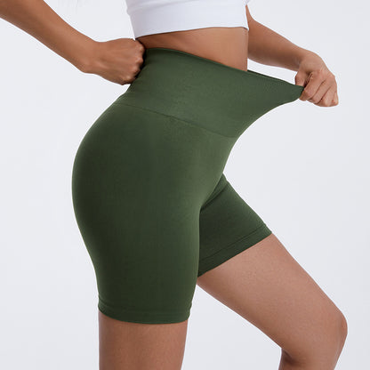 High Waisted No Show Line Women's Yoga Shorts Anti Opacity Running Fitness Shorts for Comfort and Style