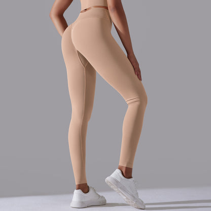 Seamless High Waisted Control Pants for Women Sculpting Peach Butt Leggings for Yoga Fitness and Everyday Wear