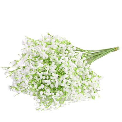 Realistic Fake Baby's Breath Artificial Flowers - Perfect for Living Room Decor, Wedding Bouquets, and Photography Props