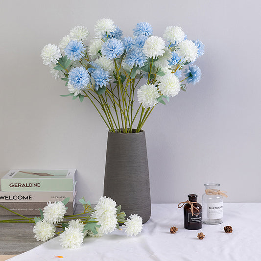 Stunning Artificial Hydrangea Flower Arrangement - 3 Head Realistic Silk Flowers for Wedding Decor, Home Accents, and Event Styling