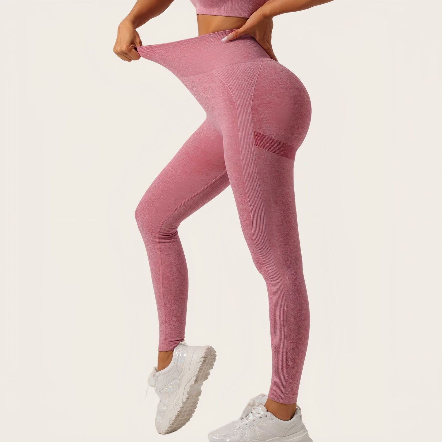 High Waisted Seamless Peach Butt Lift Leggings for Women for Fall and Winter Sports Running Fitness and Yoga