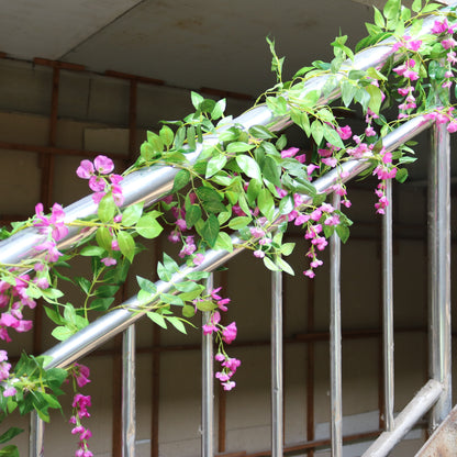 Stunning Wisteria Vine Luxury Summer Pavilion Decorations - Perfect for Wedding Décor with Lifelike Faux Greenery