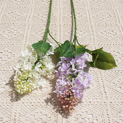 Lifelike Purple Lilac Artificial Flower Stem - Perfect for Home Decor, Weddings, Hotels, and Event Styling