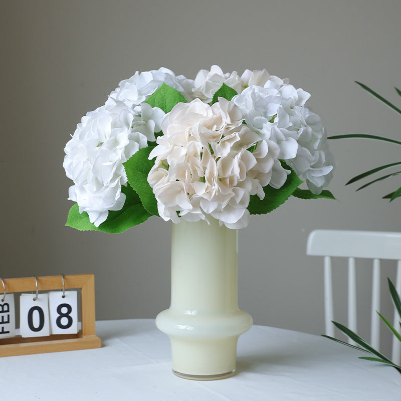 Quality Soft Touch Hydrangea Stem - Elegant Faux Flower for Home Decor, Living Room, and Wedding Decorations