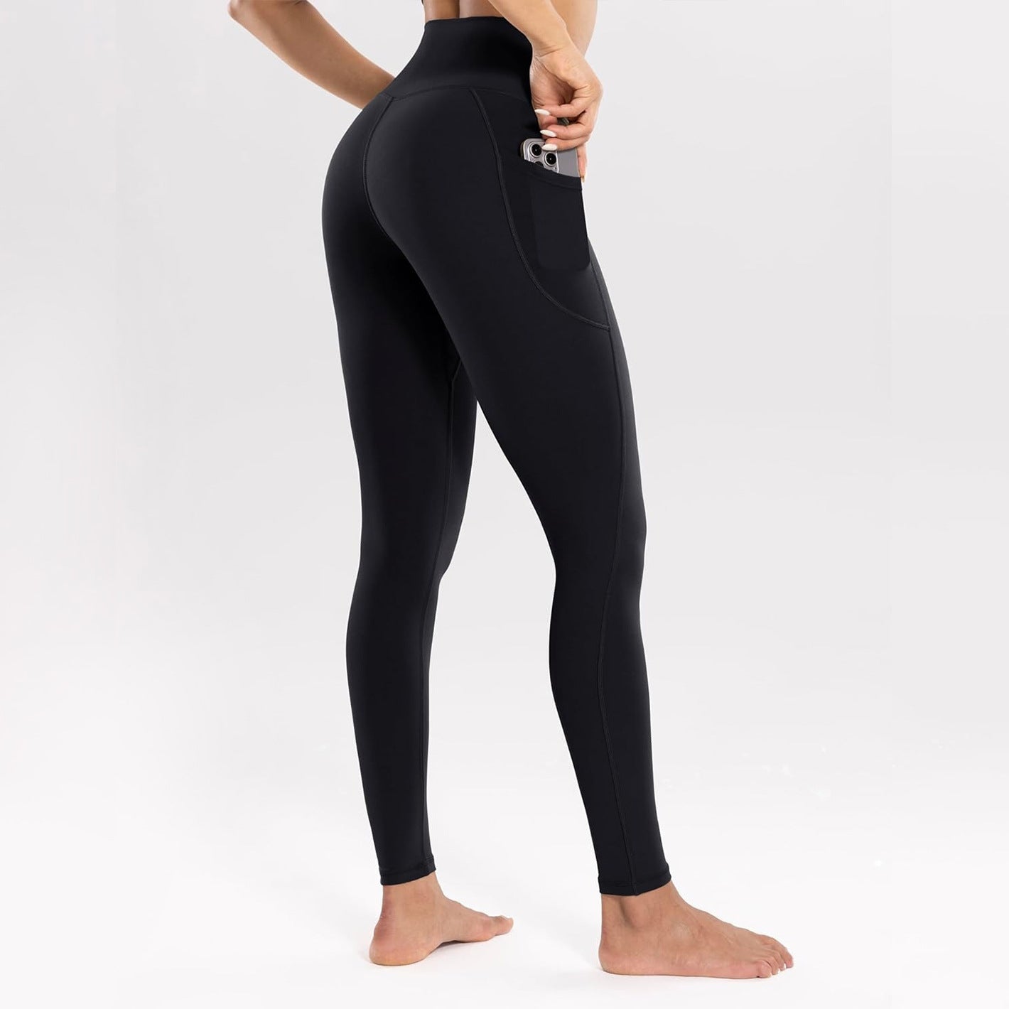 High Waisted Yoga Pants for Women Seamless Quick Dry and Pocketed Running Fitness Leggings for Comfort and Performance