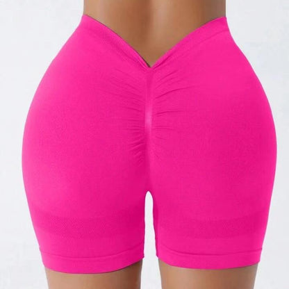 Seamless V Waist High Waisted Yoga Shorts for Women for Outdoor Sports Fitness Running and Training Lifted Design for Enhanced Style and Comfort