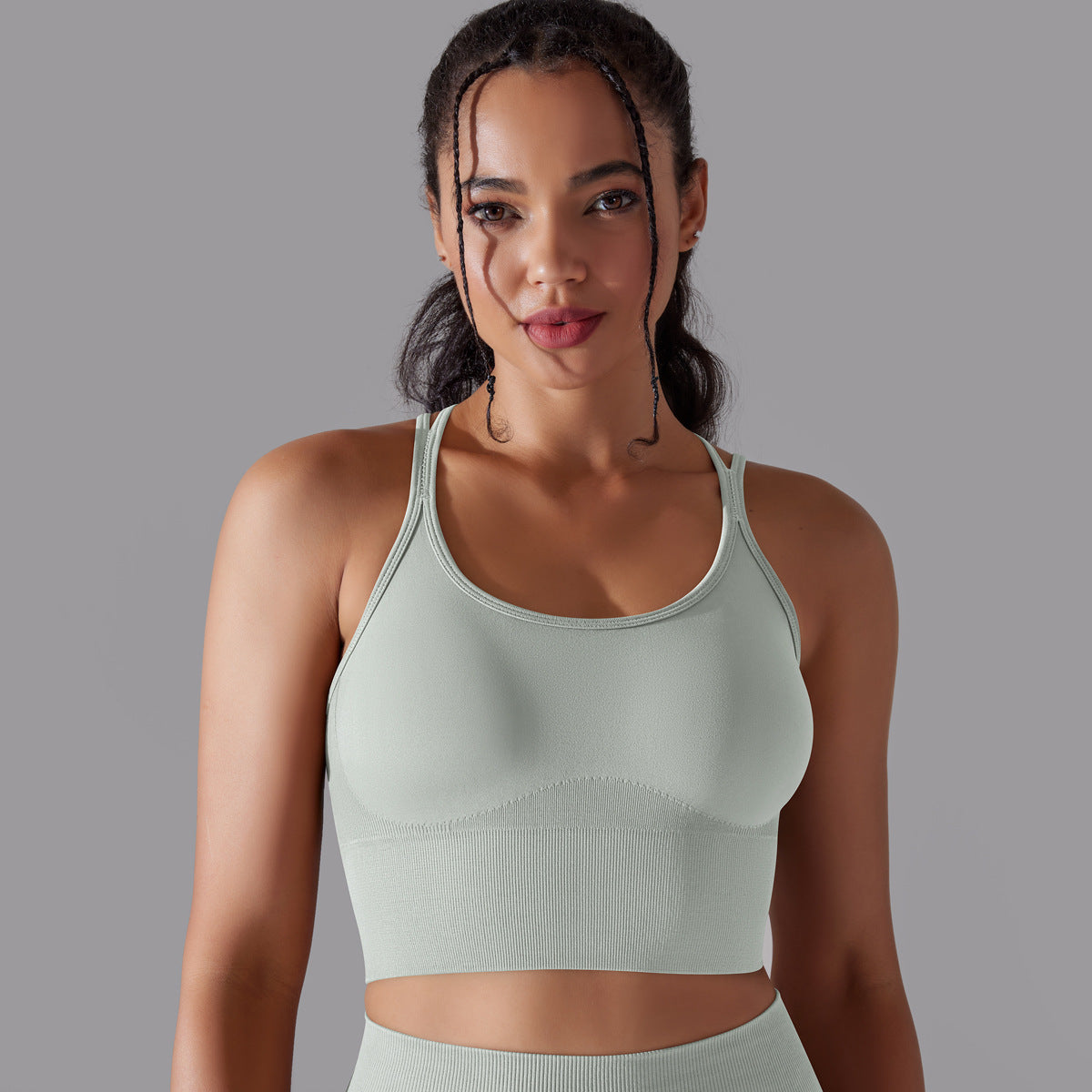 Women's High Impact Sports Bra with Back Support Moisture Wicking Breathable Yoga Top for Comfort and Stability During Workouts