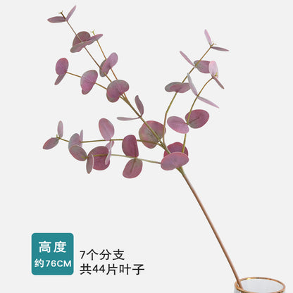 Realistic Faux Eucalyptus Plant for Home and Hotel Decor – Lush 7-Branch Eucalyptus Leaves for Fresh and Inviting Flower Arrangements