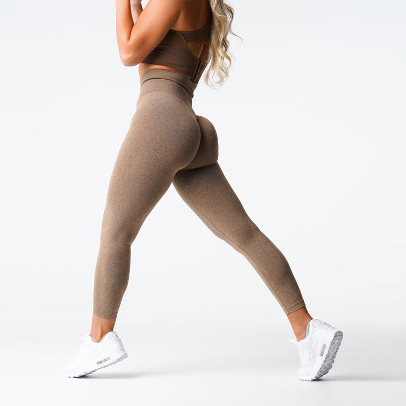 High Waisted Elastic Yoga Pants for Women Peach Butt Lifting Leggings for Fitness and Running Comfortable and Stretchy Workout Tights