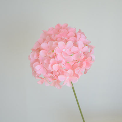 Single Stalk Hydrangea Lollipop Flower - Realistic Artificial Silk Flower for Wedding Decor, Stylish Aisle Decoration, and Home Living Room Arrangement