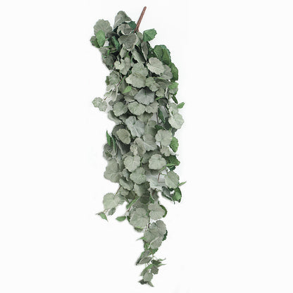 Lifelike Sweet Potato Leaf Wall Hanging - Evergreen Ivy Decorative Faux Plant for Stylish Living Room Décor