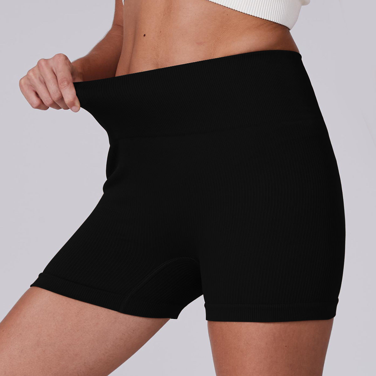 High Waisted Yoga Shorts for Women Tummy Control Butt Lifting Compression Running Shorts for Comfort and Performance