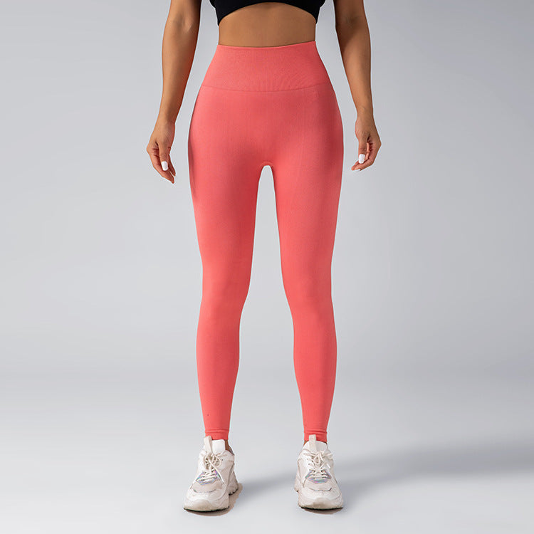 Seamless V Waist High Waisted Yoga Pants for Women Butt Lifting Quick Dry Compression Sports Leggings for a Peach Shape