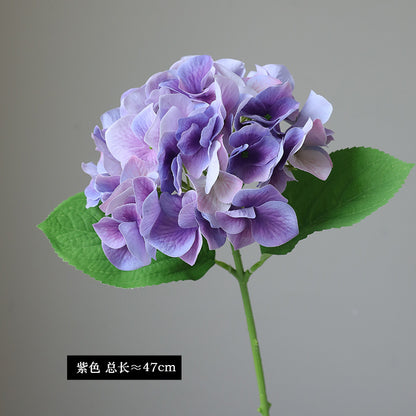 Quality Soft Touch Hydrangea Stem - Elegant Faux Flower for Home Decor, Living Room, and Wedding Decorations