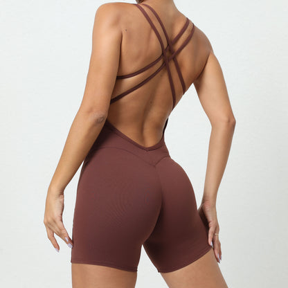 High Waisted Peach Butt Yoga Pants for Women No Show Seamless Tight Fit Workout Bodysuit that Enhances Your Curves and Offers Comfort During Exercise