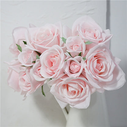 High-Quality Soft Touch Hydrating Rose Bouquet | Corolla Home Floral Décor | Stunning Bridal Handheld Flowers | Perfect Photography Prop