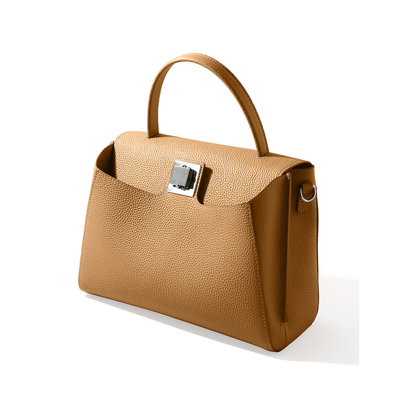 Chic Korean Inspired Lazy Style Handbag Luxury Tote for Women Classic Platinum Bag with Unique Design for Everyday Elegance