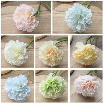 Vibrant Artificial Carnation Flowers for Mother’s Day Celebration - Perfect Home Décor and Wedding Decorations - Realistic MW66770