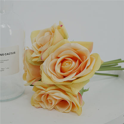 High-Quality Soft Touch Hydrating Rose Bouquet | Corolla Home Floral Décor | Stunning Bridal Handheld Flowers | Perfect Photography Prop