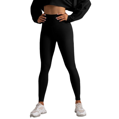 High Waisted Women's Sports Leggings for Running Yoga Quick Dry Smoothing Peach Butt Boosting Fitness Tights for Comfort and Performance