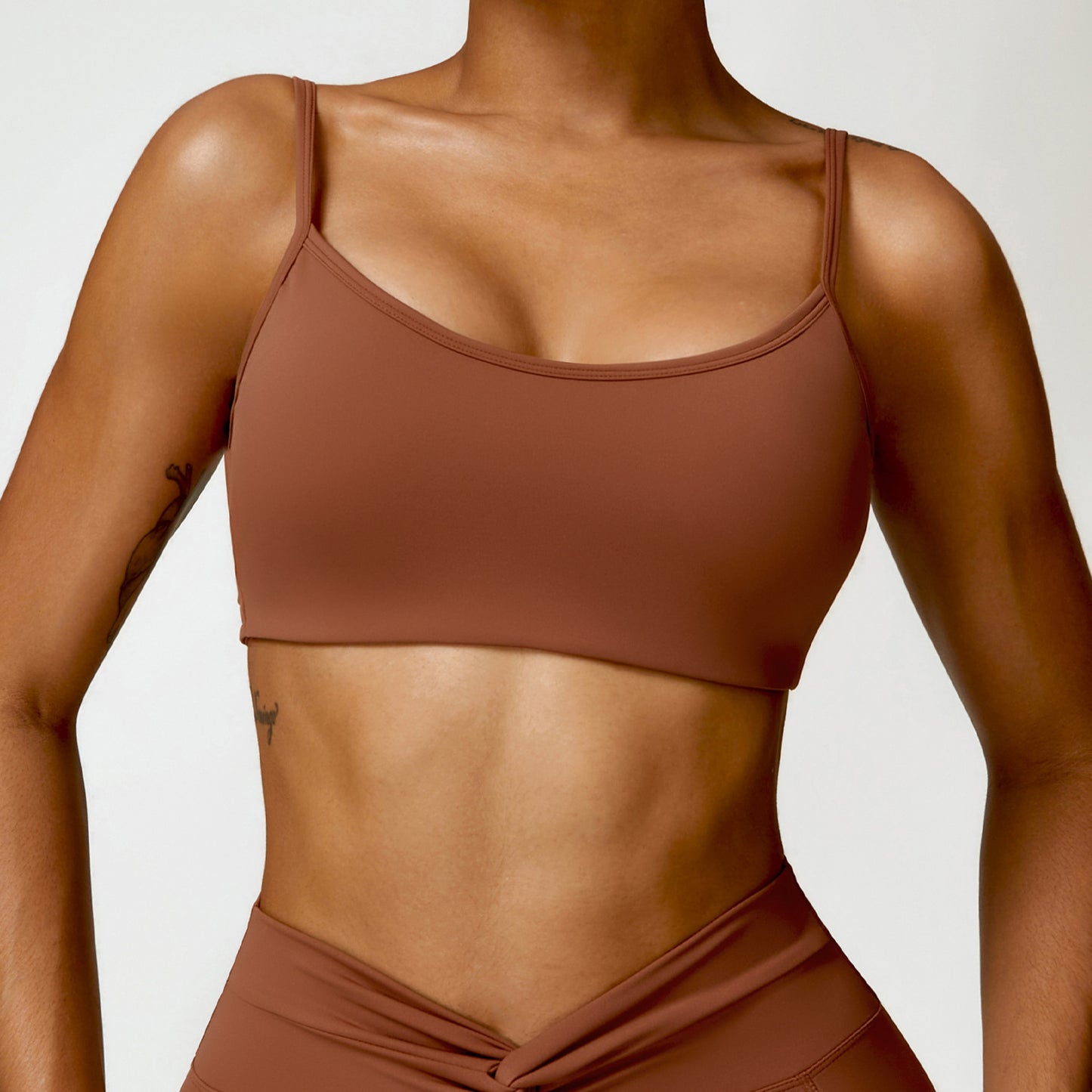 Elevate Your Workout with Our Backless Cami Yoga Bra Supportive and Chic Fitness Top 8528