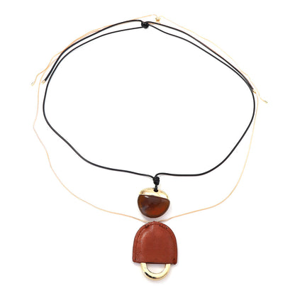 Stylish Minimalist Metal Lock Pendant Necklace - Versatile, Unique, and Perfect for Layering | Trendy Women's Accessory