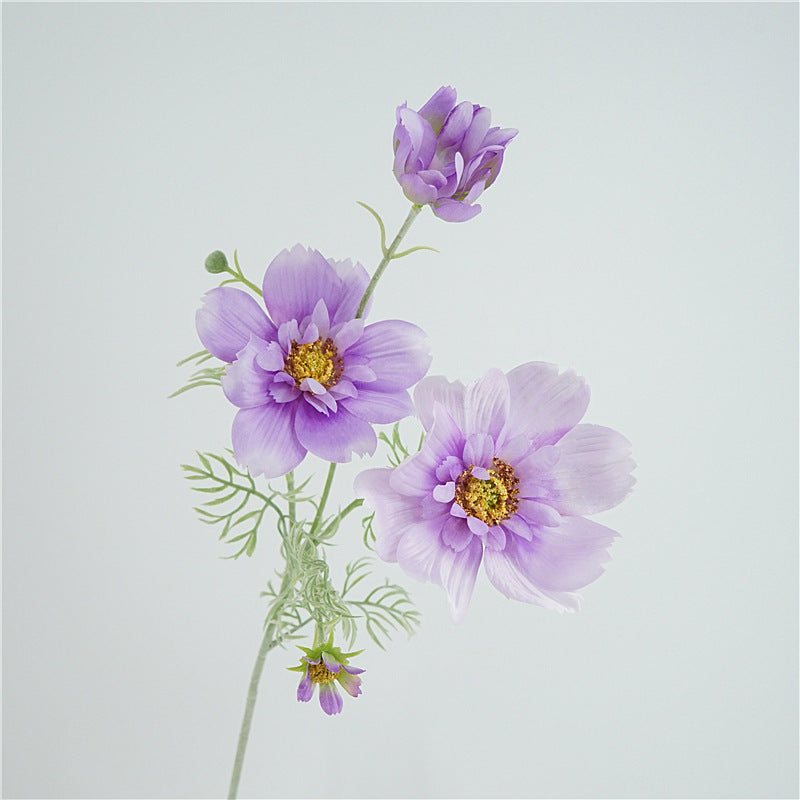 Charming Rustic Simulated Large Cosmos Flower - Perfect for Home Decor, Photography Props, and Floral Arrangements