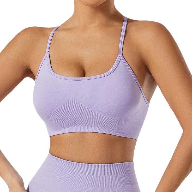 Seamless Yoga Sports Bra for Women Versatile Quick Dry Activewear with Beautiful Back Design for Comfort and Performance